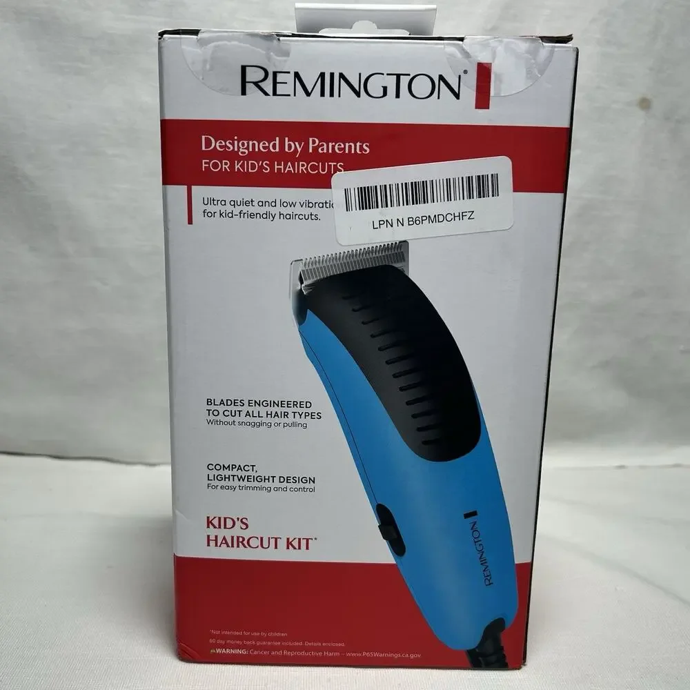 NEW OPEN BOX Remington HC5081 Kids Haircut Kit With Color Combs